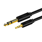 JINGHUA 3.5mm To 6.5mm Audio Cable Amplifier Guitar 6.35mm Cable, 0.5m, 1.5m, 3m, 5m 0.5m