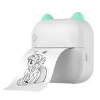 M5 Mini Cartoon Portable Bluetooth Printer Photo Thermal Printer, Blue, Pink
