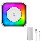 RGB Light Portable Mini Bluetooth Printer Inkless Document Label Printer, with 1-Roll Paper, with 5-Rolls Paper, with 5-Rolls Stickers, with 5 Paper+5 Stickers+3 Color Paper with 1-Roll Paper