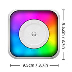 RGB Light Portable Mini Bluetooth Printer Inkless Document Label Printer, with 1-Roll Paper, with 5-Rolls Paper, with 5-Rolls Stickers, with 5 Paper+5 Stickers+3 Color Paper