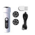 Electric Foot File Pedicure Kit Waterproof Feet Callus Remover, White, Kit 1 White, Kit 2 White, Matte Black, Kit 1 Black, Kit 2 Black – Waterproof, Fast Charging White