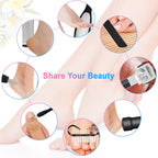 Electric Foot File Pedicure Kit Waterproof Feet Callus Remover, White, Kit 1 White, Kit 2 White, Matte Black, Kit 1 Black, Kit 2 Black – Waterproof, Fast Charging