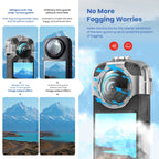 For Insta360 X3 AMagisn Protective Camera Accessories, Lens Guard, Silicone Case, Lens Guard+Case