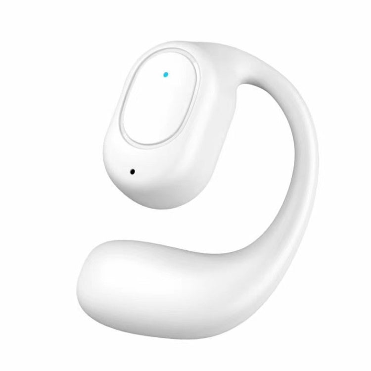 D6 OWS Ear-mounted ENC Noise Reduction Wireless Bluetooth 5.2 Earphones, Black without Accessories, White without Accessories, Black Bag with Accessories, White Bag with Accessories – Bluetooth White without Accessories
