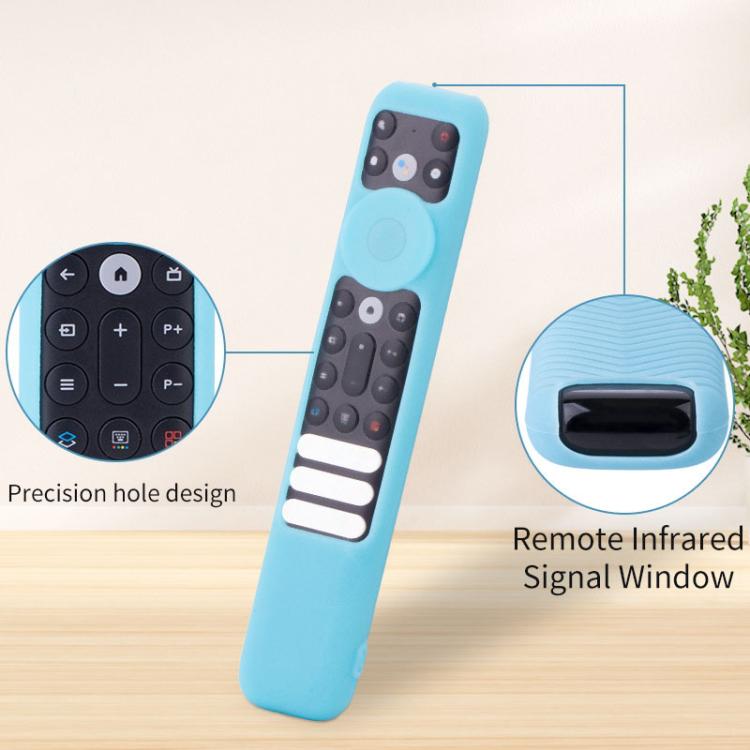 For TCL RC902V Remote Control Protective Case FMR1/FAR2/FMR4 Universal Silicone Shockproof Covers, 20.9 x 4.3 x 1.7cm – Shockproof, Lanyard, Non-slip