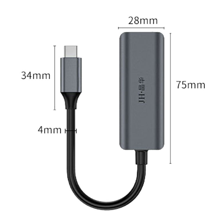 JINGHUA Gigabit LAN Converter For Computer External Driverless Network Card, USB3.0 Single Port, Type-C Single Port, USB3.0 Four Port, Type-C Four Port – Anti-Scratch, Wear-resistant, Aluminum Alloy