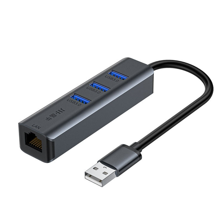 JINGHUA Gigabit LAN Converter For Computer External Driverless Network Card, USB3.0 Single Port, Type-C Single Port, USB3.0 Four Port, Type-C Four Port – Anti-Scratch, Wear-resistant, Aluminum Alloy USB3.0 Four Port