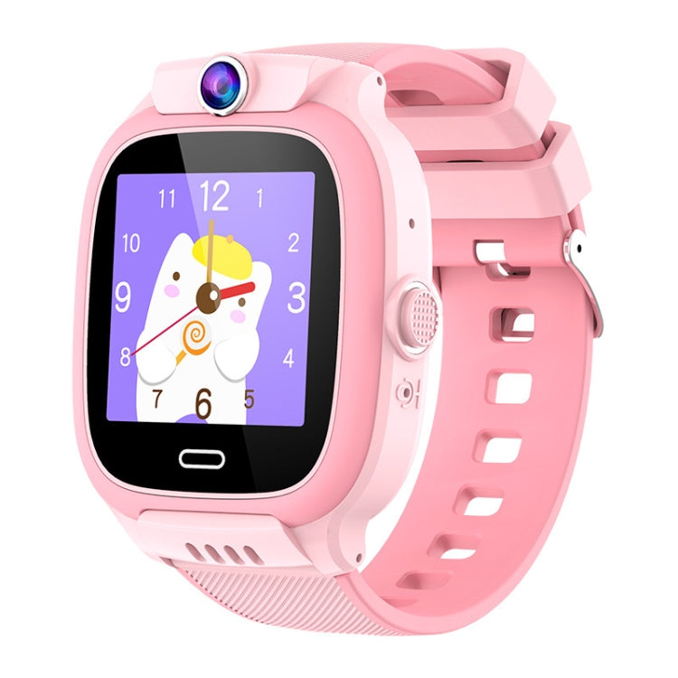 Y36 Kids Phone Watch – 1.44-inch 4G Video Call Waterproof Smart Children Phone Watch with SOS... Pink