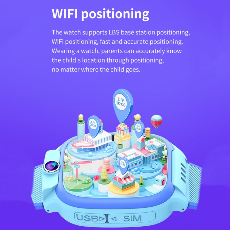 Y36 Kids Phone Watch – 1.44-inch 4G Video Call Waterproof Smart Children Phone Watch with SOS...