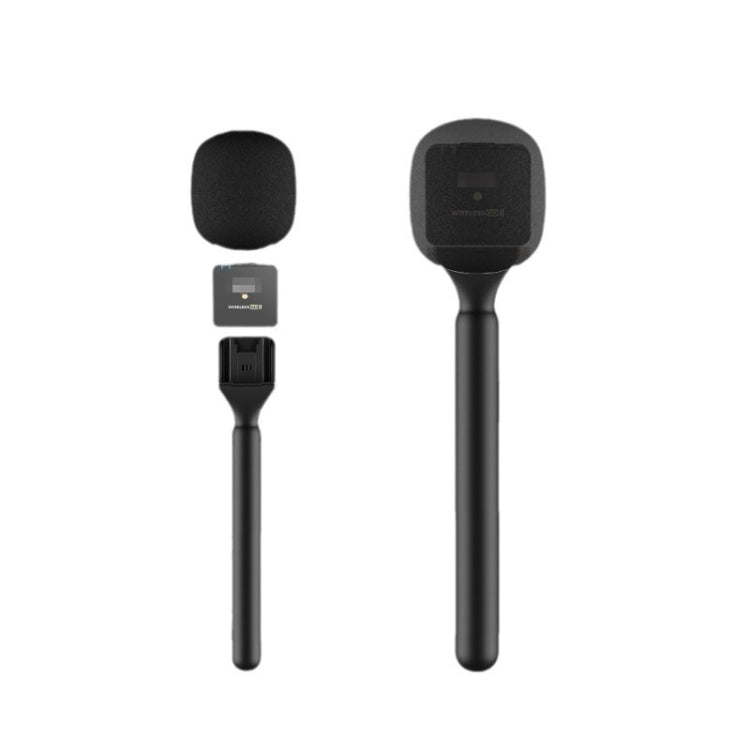 Microphone Interview Handle For DJI Mic / Moma / Rode Wireless Go / Relacart, Interview Handle Interview Handle