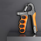 5-100kg Adjustable Hand Grip Strengthener Arm Muscle Exerciser, Electronic Counter Orange, Electronic Counter Red, Electronic Counter Gray, Mechanical Counter Orange, Mechanical Counter Red, Mechanical Counter Gray Electronic Counter Orange