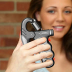 5-100kg Adjustable Hand Grip Strengthener Arm Muscle Exerciser, Electronic Counter Orange, Electronic Counter Red, Electronic Counter Gray, Mechanical Counter Orange, Mechanical Counter Red, Mechanical Counter Gray