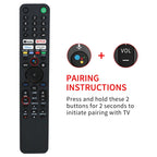 RMF-TX520U Bluetooth Voice Remote Control For Sony Smart TV KD-43X80J KD-43X85J, RMF-TX520U – Wear-resistant, Bluetooth