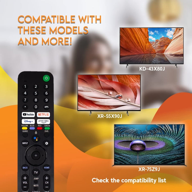 RMF-TX520U Bluetooth Voice Remote Control For Sony Smart TV KD-43X80J KD-43X85J, RMF-TX520U – Wear-resistant, Bluetooth