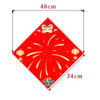 20pcs /Pack Blank Spring Festival Couplets Lucky Character Paper, 34 x 34cm
