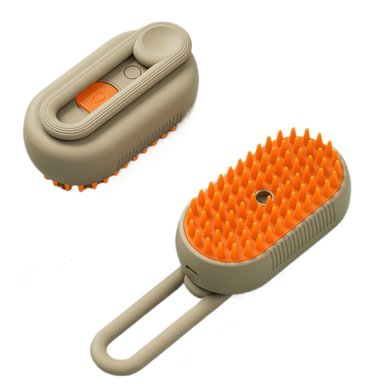 Pet Electric Spray Comb Rechargeable Cat Steamy Grooming Brush Cleaning Tool, Handle White, Handle Coffee – Durable Build, Easy to Use Handle Coffee Coffee