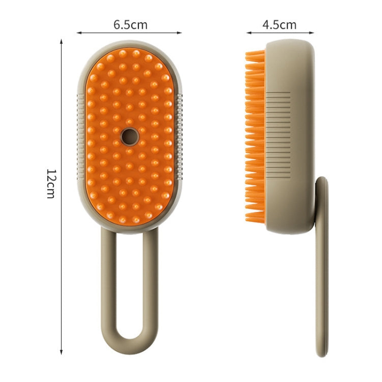 Pet Electric Spray Comb Rechargeable Cat Steamy Grooming Brush Cleaning Tool, Handle White, Handle Coffee – Durable Build, Easy to Use