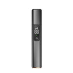 Electric Digital Display Nose Hair Trimmer Rechargeable 3 Gear Adjustable Portable Shaver Black