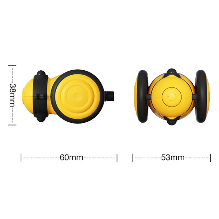 Bee Shaped Cats Motorized Toys Intelligent Cats Teasing Pet Toy Stroller, 60 x 53 x 38mm