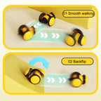 Bee Shaped Cats Motorized Toys Intelligent Cats Teasing Pet Toy Stroller, 60 x 53 x 38mm