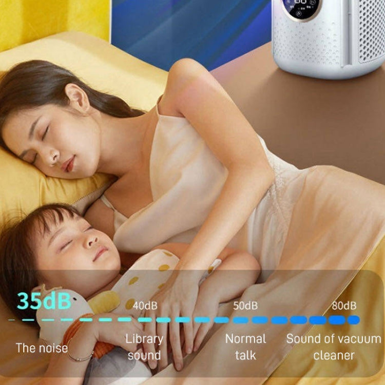 Desk Bladeless Humidification Electric Fan Six Gear Adjustable with LED Light Timing Function – Durable Build, Easy to Use