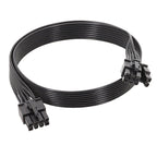For Corsair 18AWG Flat Cable Power Module Cable Graphics Card Module Cable 8Pin To 8Pin 6+2, 50cm For Corsair, 60cm For Corsair – Durable Build, Easy to Use 50cm For Corsair