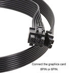 For Corsair 18AWG Flat Cable Power Module Cable Graphics Card Module Cable 8Pin To 8Pin 6+2, 50cm For Corsair, 60cm For Corsair – Durable Build, Easy to Use