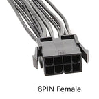 CPU 8Pin To 8+4Pin Adapter Cable Power Supply Motherboard Processor Power Cable, 20cm, 30cm – Durable Build, Easy to Use
