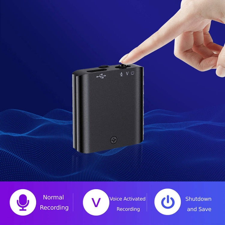 Q63 HD Noise Canceling Magnetic Voice Recorder Portable Intelligent Voice Activated Recording Pen, 8GB, 32GB