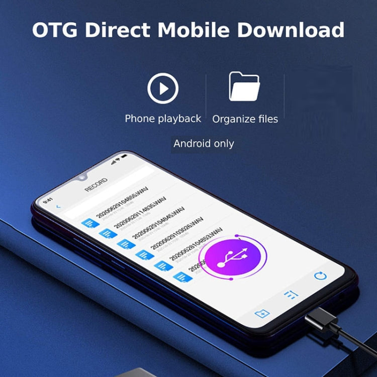 Q63 HD Noise Canceling Magnetic Voice Recorder Portable Intelligent Voice Activated Recording Pen, 8GB, 32GB