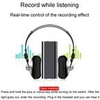 Q25 Intelligent Voice Recorder With Screen HD Noise Canceling Back Clip Voice Reporter, 4GB, 8GB, 16GB, 32GB