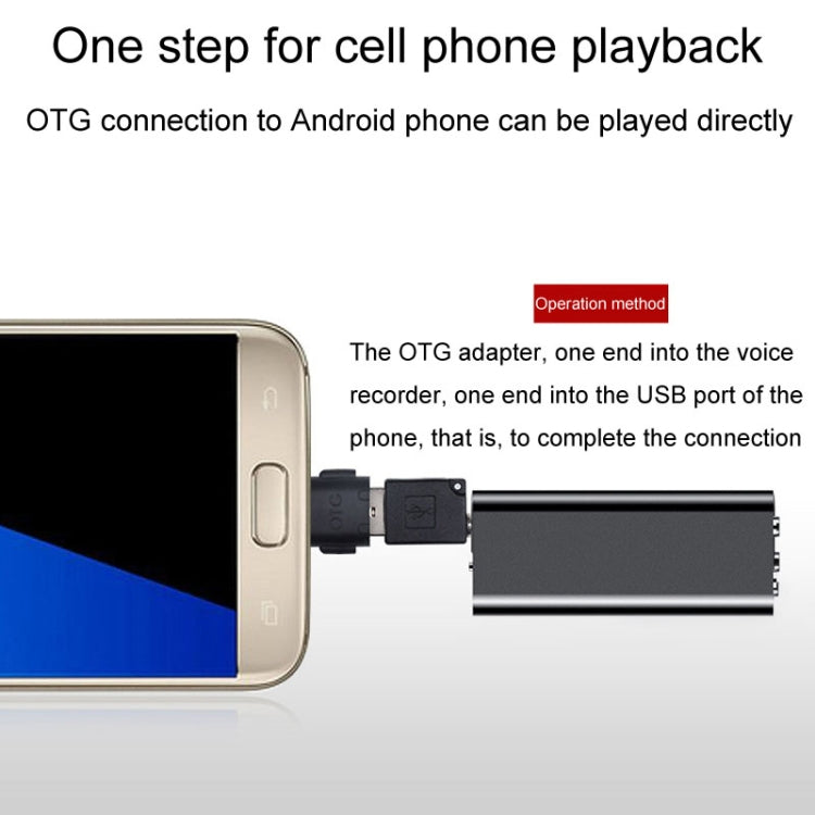 Q25 Intelligent Voice Recorder With Screen HD Noise Canceling Back Clip Voice Reporter, 4GB, 8GB, 16GB, 32GB