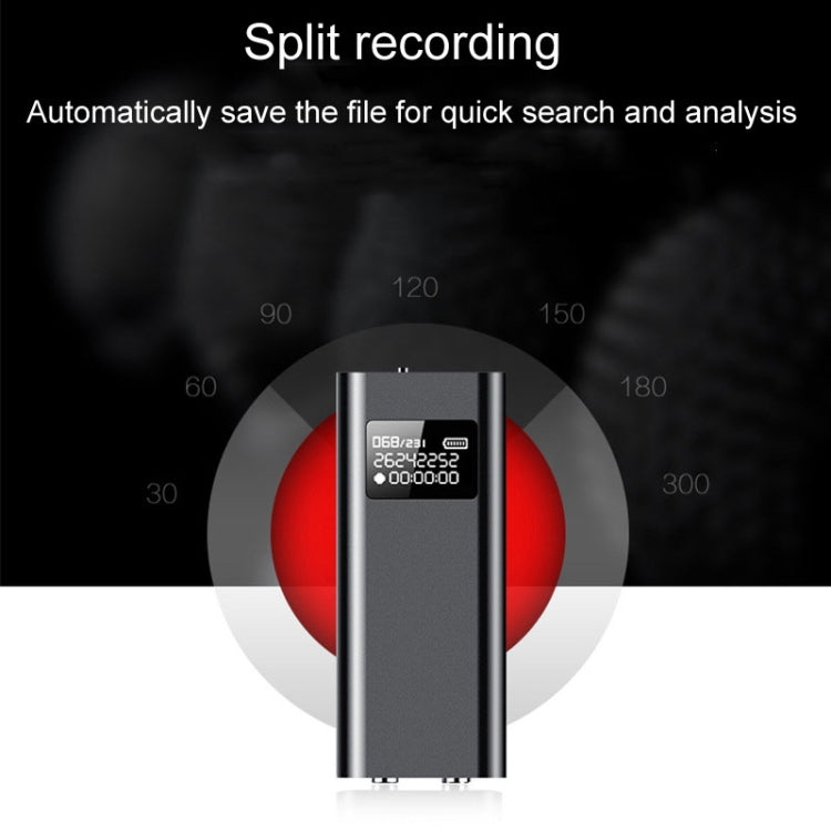 Q25 Intelligent Voice Recorder With Screen HD Noise Canceling Back Clip Voice Reporter, 4GB, 8GB, 16GB, 32GB