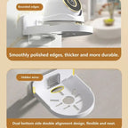 Traceless Wall Mounted Camera Bracket Home No-Punch Surveillance Rack Router Shelf, Transparent
