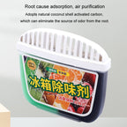 Activated Carbon Refrigerator Deodorizer Dual-Action Home Freezer Sterilization Deodorization Box, 120g – Durable Build, Easy to Use