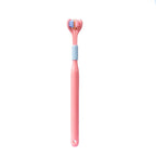 YALINA Three Sided Toothbrush Soft Hair 360 Degree V Shaped Toothbrush, 418 Adult Pink, 418 Adult Purple, A22 Kids Pink, A22 Kids Yellow, A22 Kids Blue 418 Adult Pink