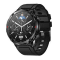 T30 1.6-inch Outdoor Sports Waterproof Smart Music Bluetooth Call Watch, Black, Dark Green, Black Steel+Silicone, Black Net+Silicone Black