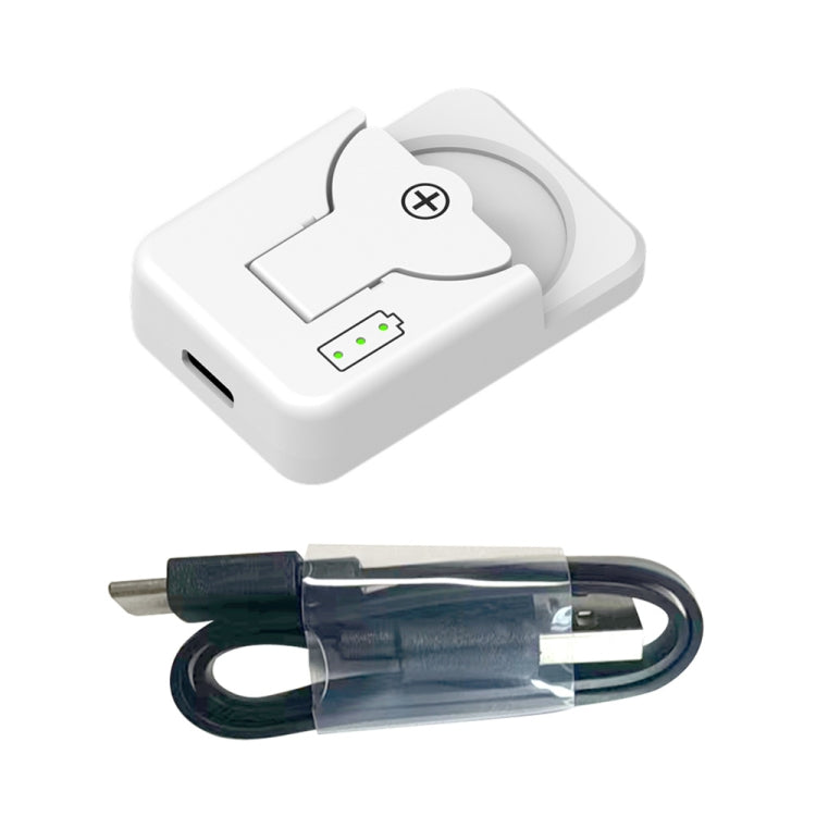 4.2V LIR2032/2450 Button Battery Universal Charger, RSC-X2-2 White, RSC-X2-2 Black – TPU RSC-X2-2 White White With Cable