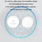 4.2V LIR2032/2450 Button Battery Universal Charger, RSC-X2-2 White, RSC-X2-2 Black – TPU