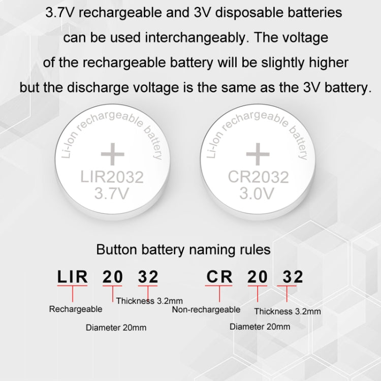 4.2V LIR2032/2450 Button Battery Universal Charger, RSC-X2-2 White, RSC-X2-2 Black – TPU