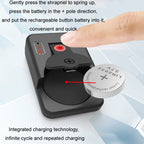 4.2V LIR2032/2450 Button Battery Universal Charger, RSC-X2-2 White, RSC-X2-2 Black – TPU