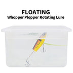 PROBEROS DW601 360 Degree Rotating Propeller Lures Topwater Tethered Tractor Floating Fake Fish Bait, 11.5cm/16.5g, 14.5cm/32.5g, 10.5cm/13.5g