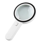 30X Magnifier With Violet Light Students Elderly Reading Maintenance Magnifying Glass, 125mm 13 Lights 125mm 13 Lights
