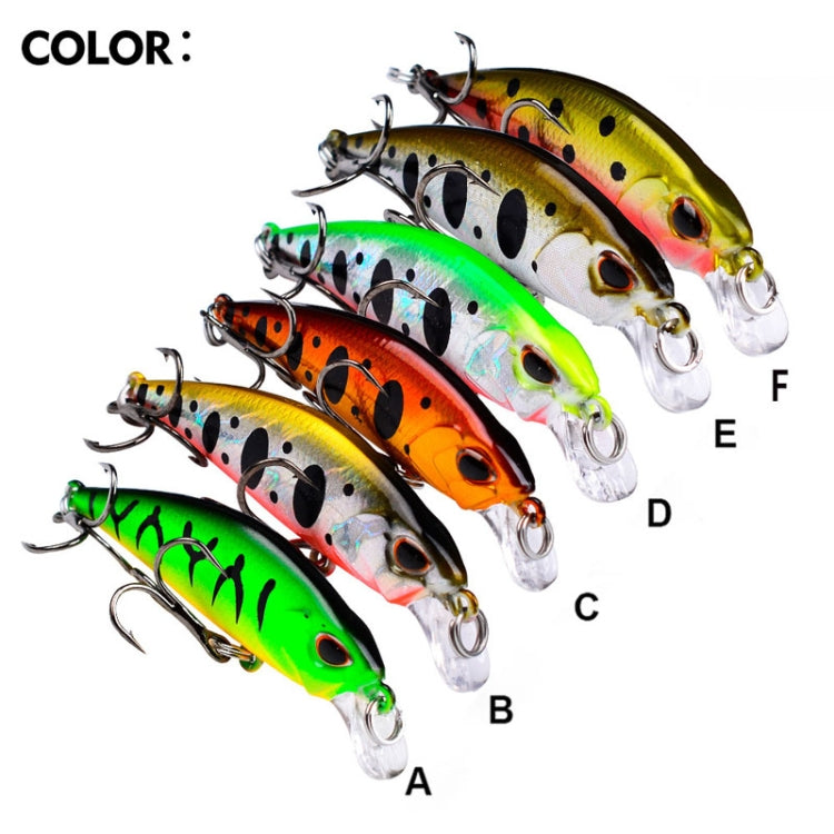 5.3cm 4.6g Sinking Minnow Lure Long Casting Bionic Plastic Hard Bait Fishing Tackle, PROBEROS DW577 8003 Hook, PROBEROS DW578 Ordinary Hook – Durable Build, Easy to Use