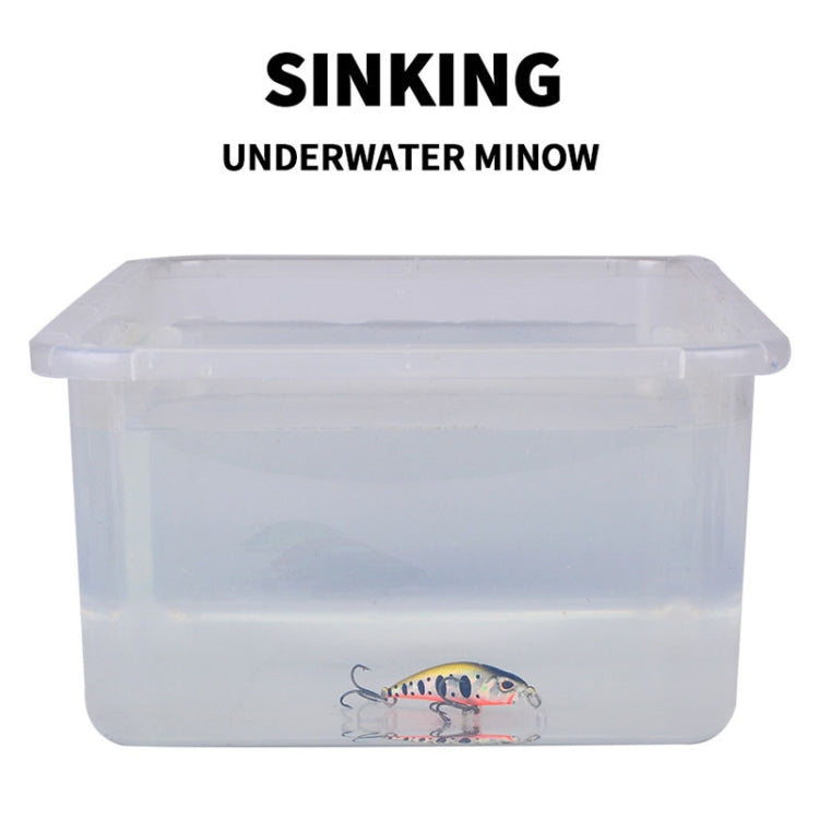 5.3cm 4.6g Sinking Minnow Lure Long Casting Bionic Plastic Hard Bait Fishing Tackle, PROBEROS DW577 8003 Hook, PROBEROS DW578 Ordinary Hook – Durable Build, Easy to Use