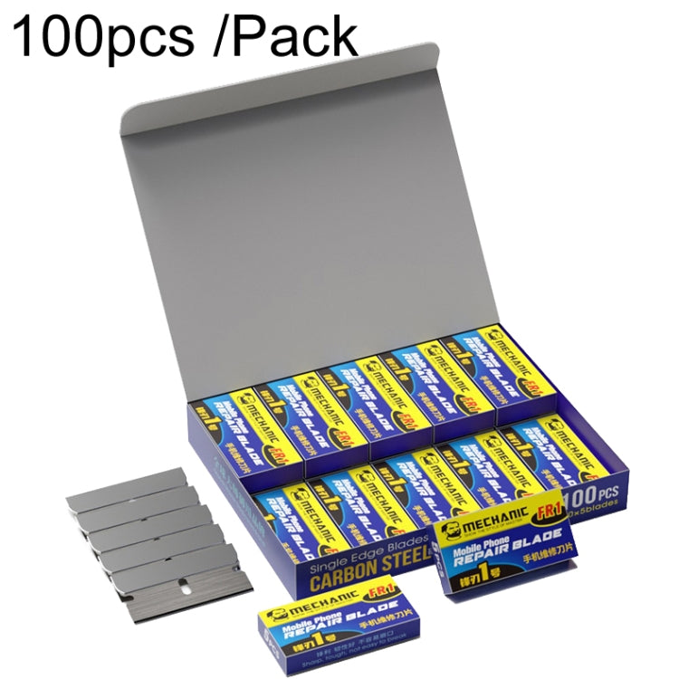 MECHANIC Screen Repair Small Blade Ultra-thin High Toughness Carbon Steel Sharp Edge, 5pcs /Pack, 100pcs /Pack – Wear-resistant, Ultra-thin 100pcs Pack
