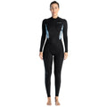 DIVE & SAIL Ladies Summer Thin Wetsuit Breathable Sunscreen Long Sleeve Quick Dry Swimsuit, S, M, L, XL, XXL S Black