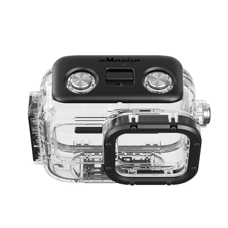 aMagisn Horizontal and Vertical Shooting Waterproof Diving Housing 60m Waterproof Diving Case Accessories, For Insta360 Ace