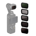 For DJI Osmo Pocket 3 aMagisn HD Double Sided Coated Filters Sports Camera Protective Goggles, CPL, ND16+ND64+ND256 + CPL, ND16+ND64+ND256+ND1000