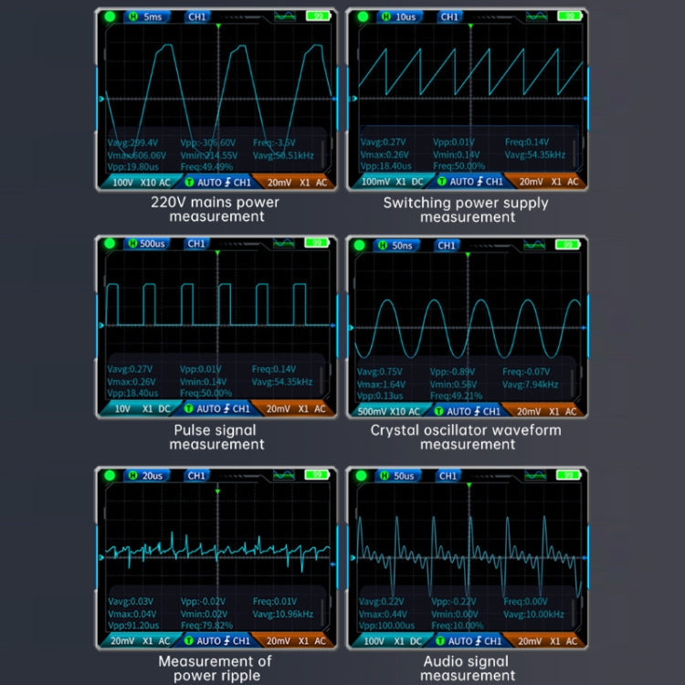 FNIRSI 3 In 1 Handheld Digital Oscilloscope Dual-Channel Multimeter, 2C23T Standard, 2C23T Upgrade – TPU